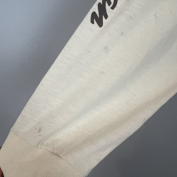 MAD Alfred E Neuman WHAT ME WORRY Long Sleeve T-Shirt Mens Size M/L Vtg Distress - Picture 5 of 16